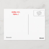 や走るぜ！ ポストカード (裏面)