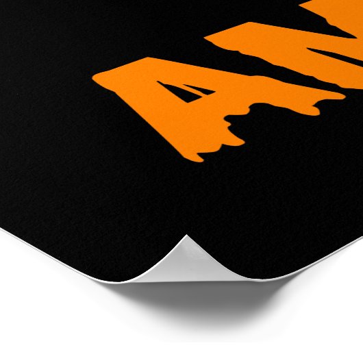 ゆあいはアマチュアおもしろいスクールバスハロウィーン用 ポスター (角)