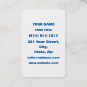 ♨ゆお湯 – 優 |言語日本の 名刺 (裏面)