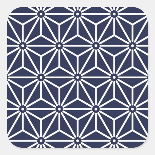 ゆか日本のた陣兵衛浅乃葉海軍ブルー スクエアシール (正面)