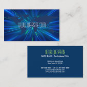 ゆがみの速度の世界地図の専門の名刺 名刺 (正面/裏面)