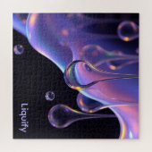 ゆがみ – AIファンタジーSci-fiデジタルアートプリント ジグソーパズル (横)