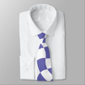 ゆがんだチェッカーボードチェックパターンレトロ ネクタイ (タイ)