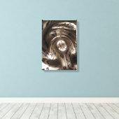 ゆがんだ人の考え キャンバスプリント (インサイチュ (ウッドフロア))