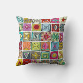 ゆがんだ四角 クッション (裏面)