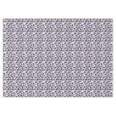 ゆがんだ楽譜とハートパターン テーブルクロス (正面(横))