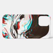 ゆがんできらめくインク波の質感 Case-Mate iPhoneケース (裏面 (横))