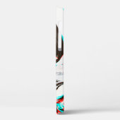 ゆがんできらめくインク波の質感 Case-Mate iPhoneケース (裏面 / 左)