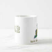 ゆっくりしたカメ コーヒーマグカップ (中央)