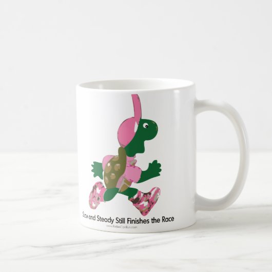 ゆっくりしたカメ コーヒーマグカップ (右)