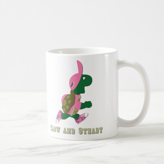 ゆっくりしたカメ コーヒーマグカップ (右)
