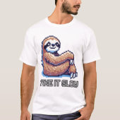 ゆっくりつる飲め Tシャツ (正面)