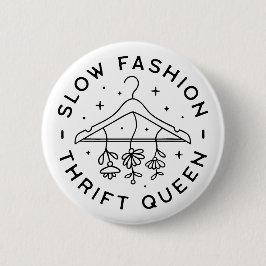 ゆっくりとファッションの王妃の美学 缶バッジ