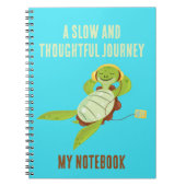 ゆっくりと思慮深い旅 ノートブック (正面)