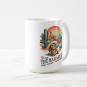 ゆっくりと着実な定年ビーブスデザートサンセット コーヒーマグカップ (正面右)