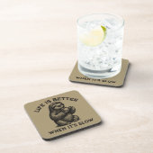 ゆっくりと穏やかなスロースノイズの方が人生は良い コースター (右側)