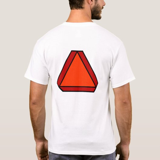 ゆっくり動く車 Tシャツ (裏面)