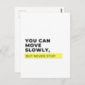 ゆっくり動けるが、決して動ストップくないやる気を起こさせる。 ポストカード (正面/裏面)