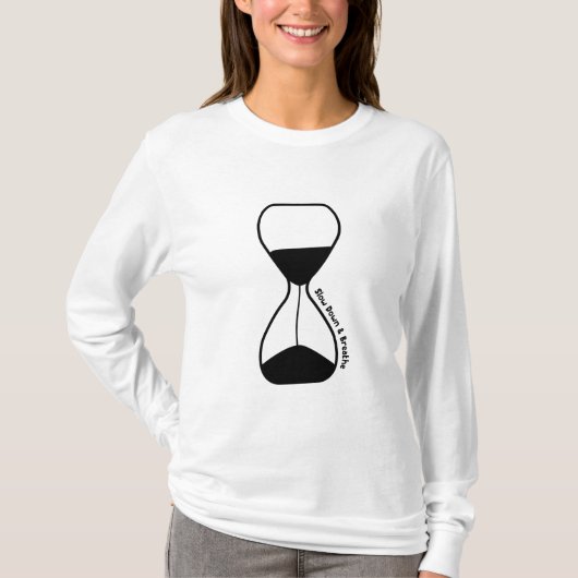 ゆっくり呼吸 – 自己気に Tシャツ (正面)