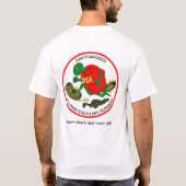 ゆっくり始めてテーパーを落とせ!T-シャツ Tシャツ (裏面)