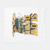 ゆっくり楽しむと冒険! – コージーフリースB フリースブランケット (正面(横))