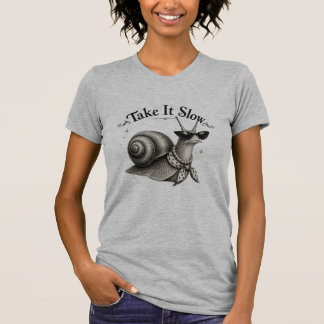 ゆっくり行こう Tシャツ