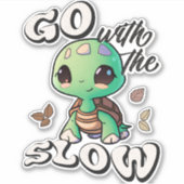 ゆっくり進む シール (正面)