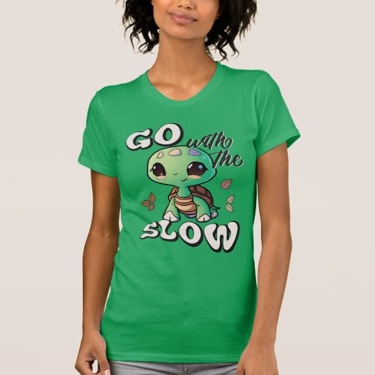 ゆっくり進む Tシャツ (正面)