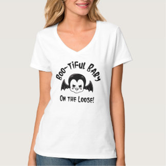 ゆったりとしたベビーハロウィーンの美しいおもしろい Tシャツ