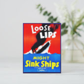 ゆったりとした唇、船を沈める ポストカード (スタンド正面)