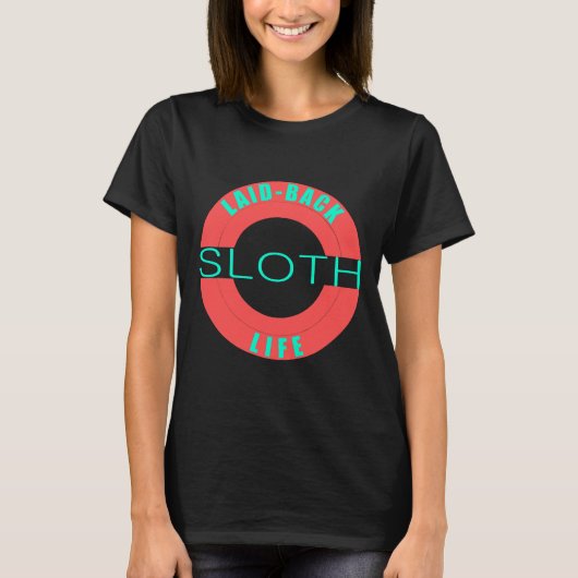 ゆったりとした怠け者の生活 Tシャツ (正面)
