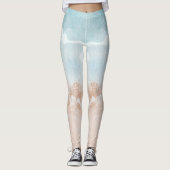 ゆったりとした流れ：快適なヨガパンツ&レギンス レギンス (正面)