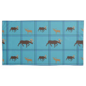 ゆったりとした状態で動く 枕カバー (正面左)