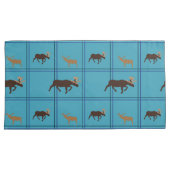 ゆったりとした状態で動く 枕カバー (正面右)