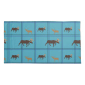 ゆったりとした状態で動く 枕カバー (裏面-左)