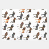 ゆったりとした状態 ラッピングペーパーシート (正面)