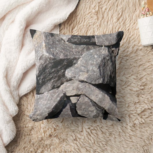 ゆったりとした粗い花崗岩の岩の装飾装飾用クッション クッション (ブランケット)