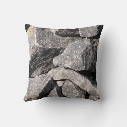 ゆったりとした粗い花崗岩の岩の装飾装飾用クッション クッション (裏面)
