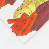 ゆでたコーンビーフキャベツ聖パトリックの日食べ物 フリースブランケット (角)