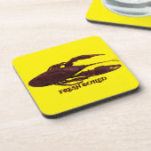 ゆでたザリガニ コースター (左側)