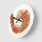ゆでエビ ラウンド壁時計 (傾斜)
