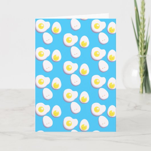 ゆで卵3D カード (正面)