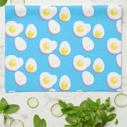 ゆで卵3D キッチンタオル (折り畳み)