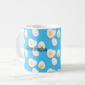 ゆで卵3D コーヒーマグカップ (正面左)