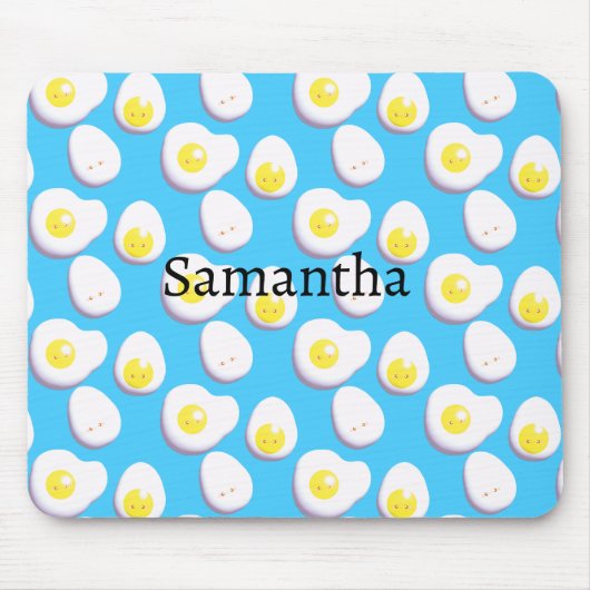 ゆで卵3D マウスパッド (正面)