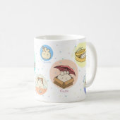 ゆで団子のマグ コーヒーマグカップ (正面右)