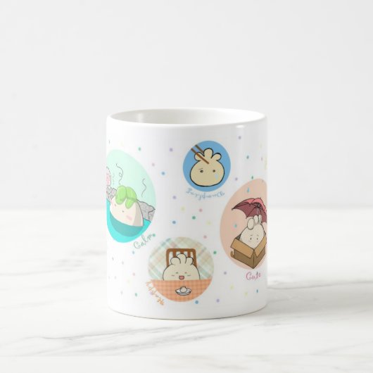 ゆで団子のマグ コーヒーマグカップ (中央)