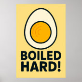 ゆで懸命!懸命おもしろいゆで卵ユーモア ポスター (正面)
