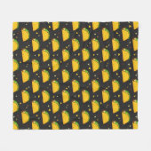 ゆみタコパターン フリースブランケット (正面(横))