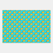 ゆみタコパターン ラッピングペーパーシート (正面)